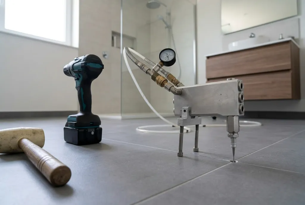 Kitbedrijf Uitgeest – holle tegels injecteren